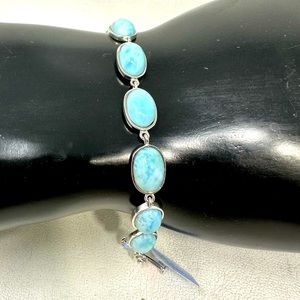 JTYDS Larimar Bracelet, Silver 9.25 - Light Blue